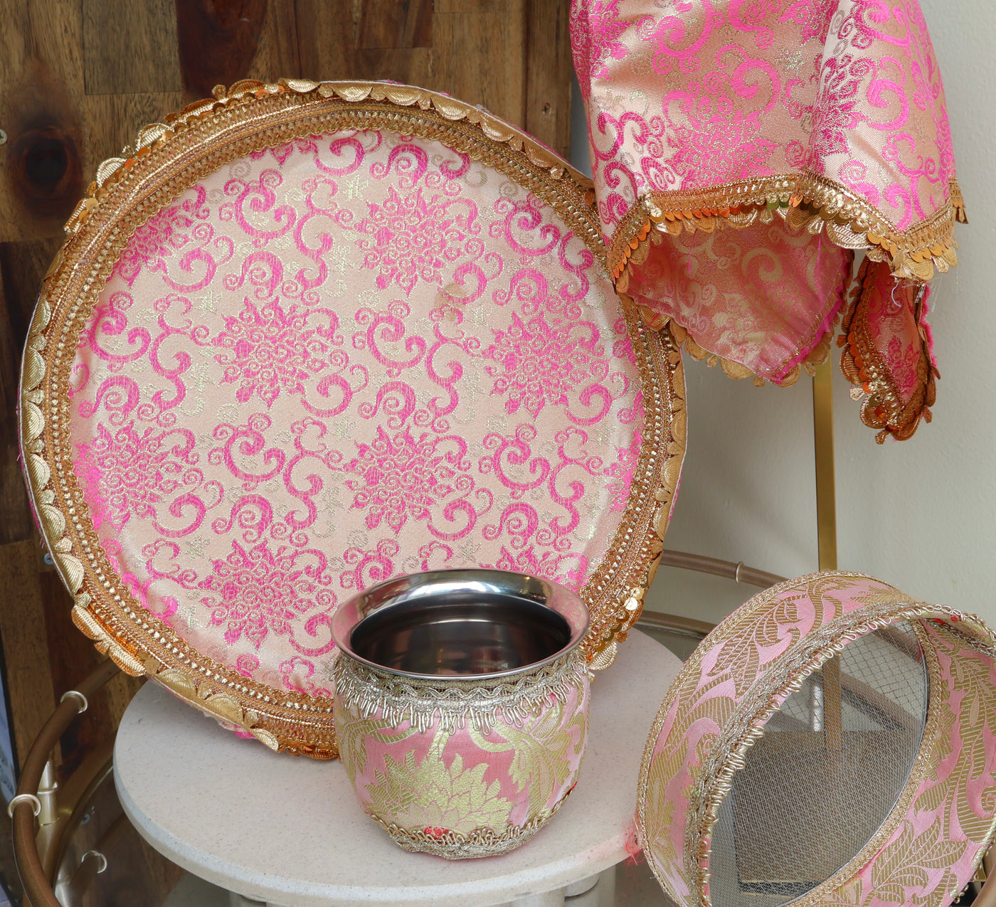 Blush Pink Thali Set