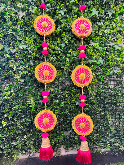 Chakri Pink Yellow Pair