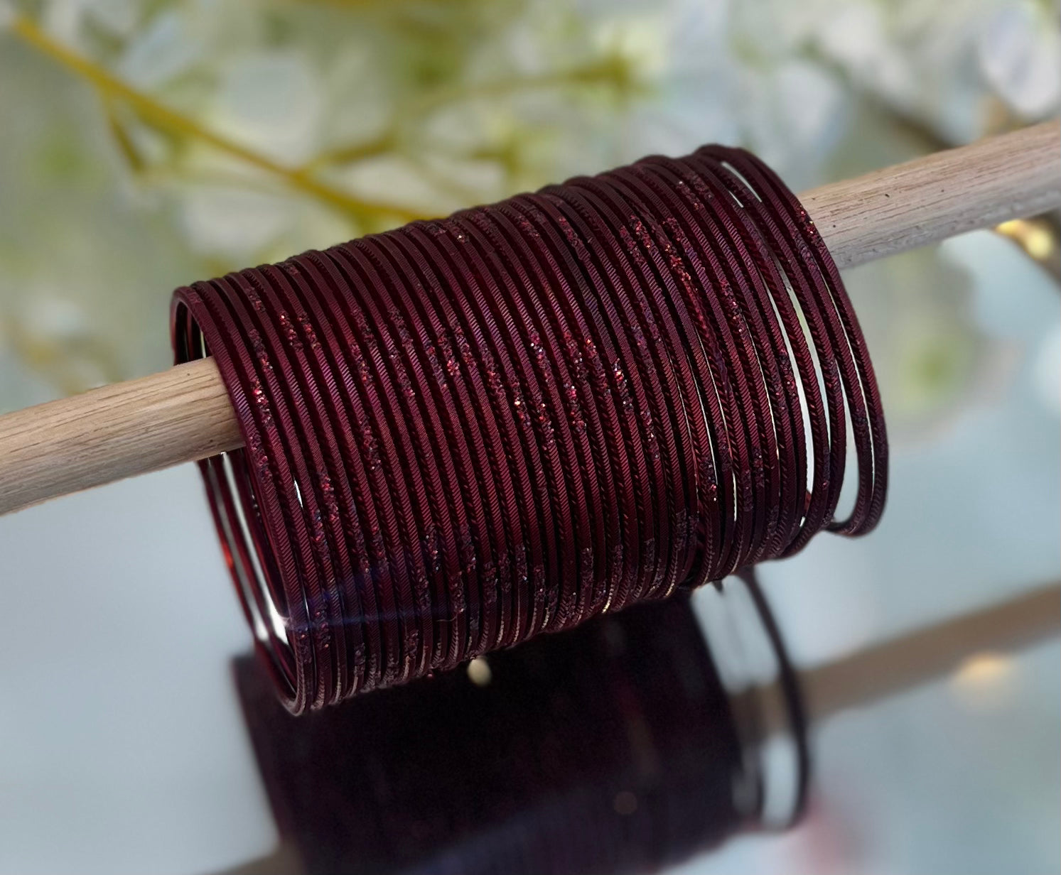 Burgundy Red Bangles