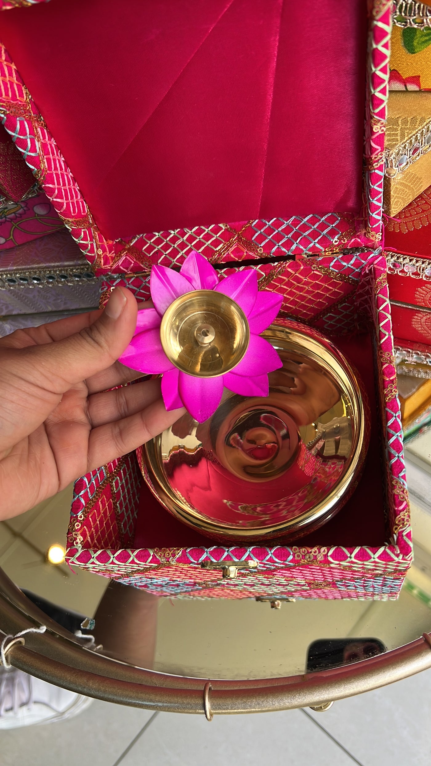 Brass Urli Gift Box