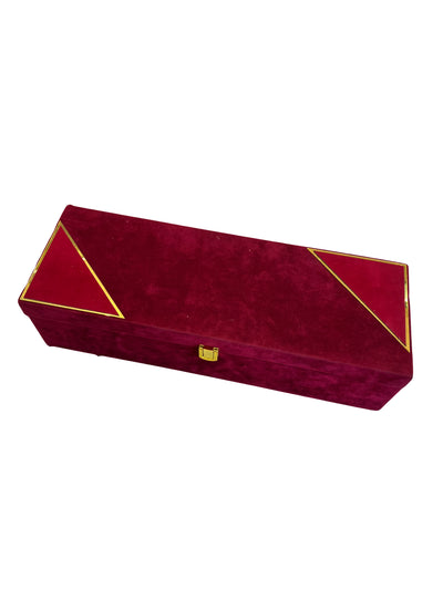 Velvet Red Suitcase Box