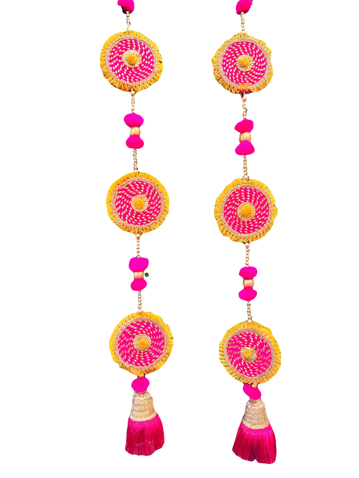 Chakri Pink Yellow Pair