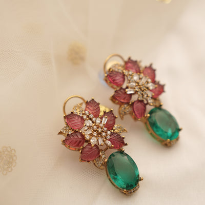 Gulnoor Bloom Drop Earrings