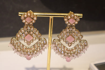 Sameera Pink Earring - Indian Secrets