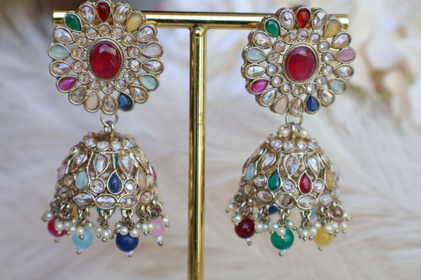 Ramika Multicolor Jhumki - Indian Secrets