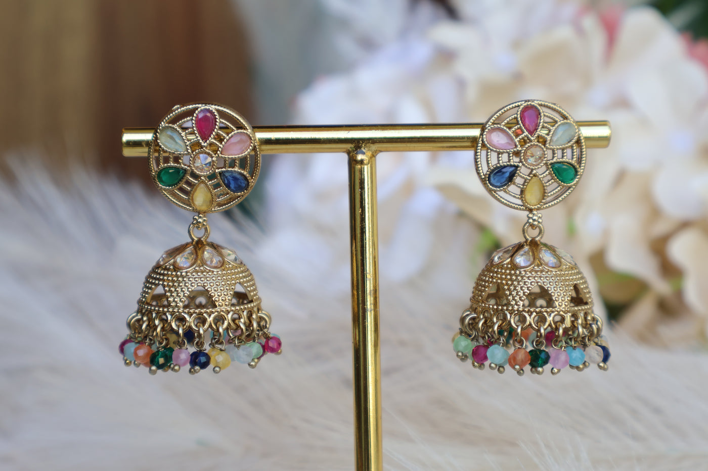 Sabina Jhumki-Multicolor - Indian Secrets