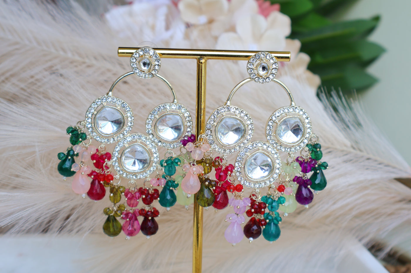 Multi-color lightweight Earring - Indian Secrets