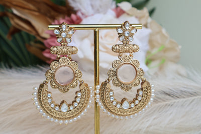 Gold Plated Long Earring - Indian Secrets