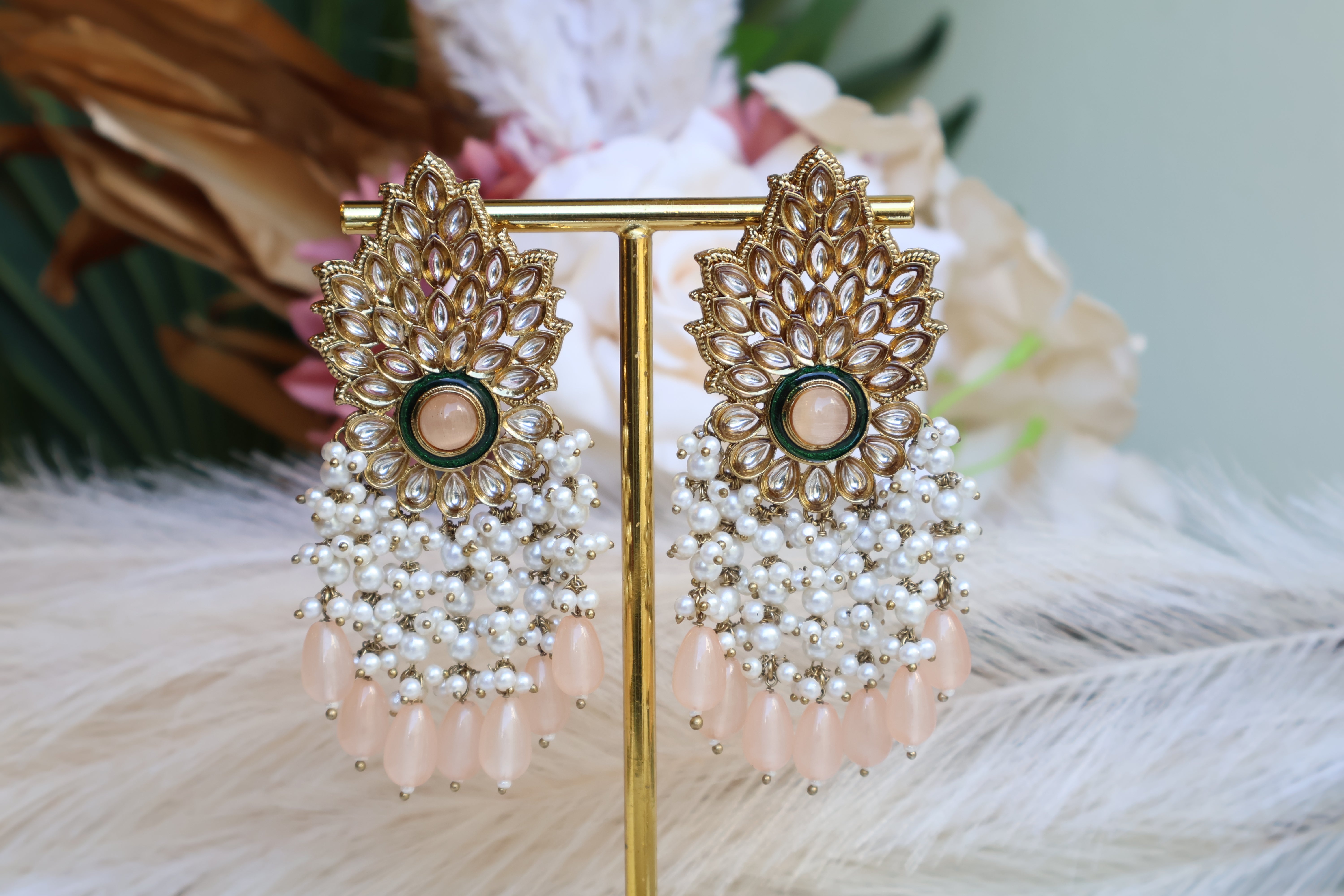 kundan stylish Earring – Indian Secrets