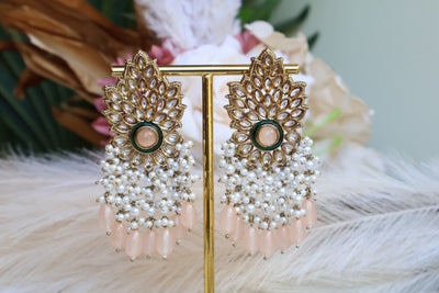 kundan stylish Earring - Indian Secrets