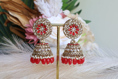 Trendy Punjabi Jhumki with Tikka - Indian Secrets