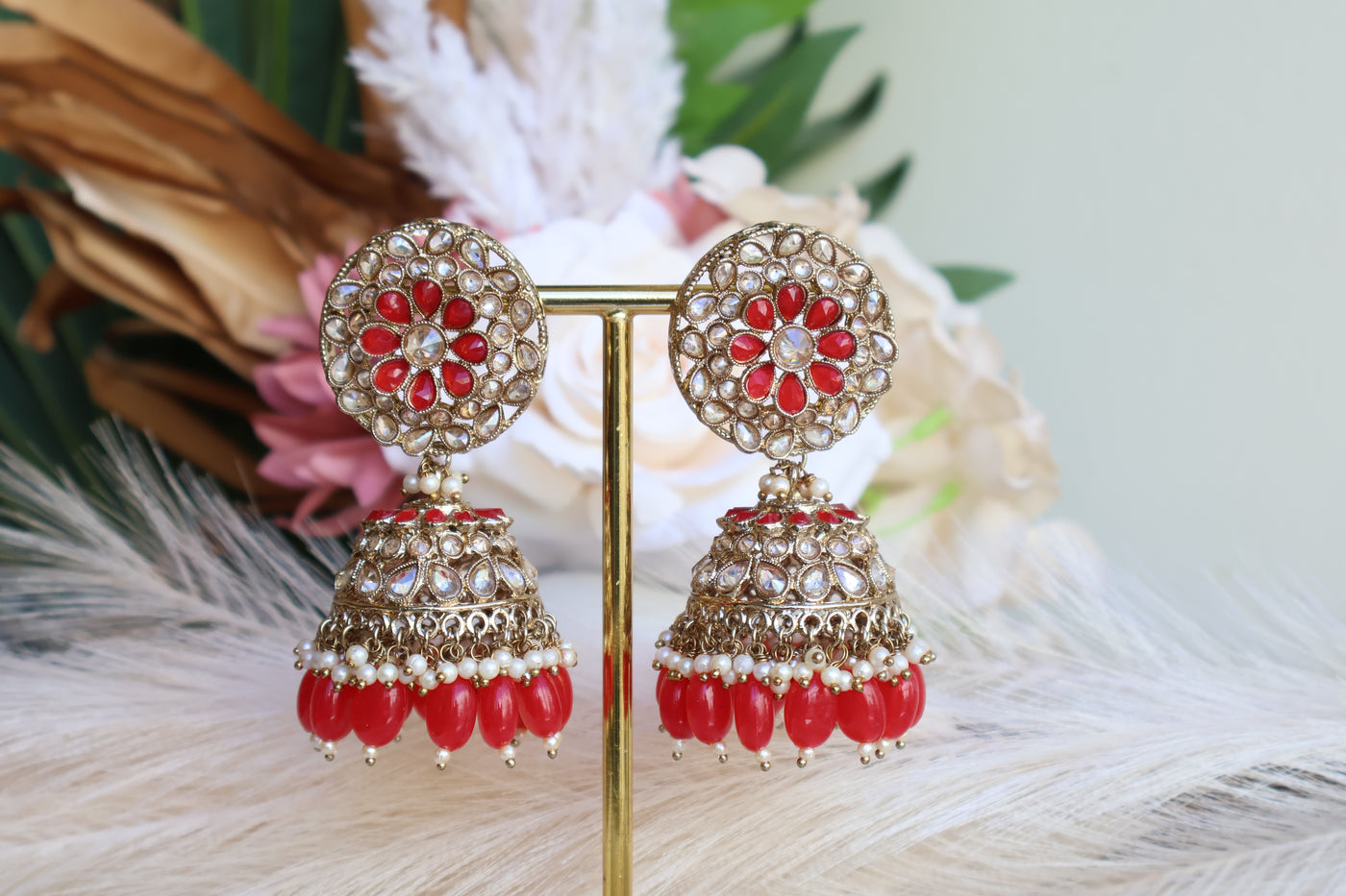 Trendy Punjabi Jhumki with Tikka - Indian Secrets