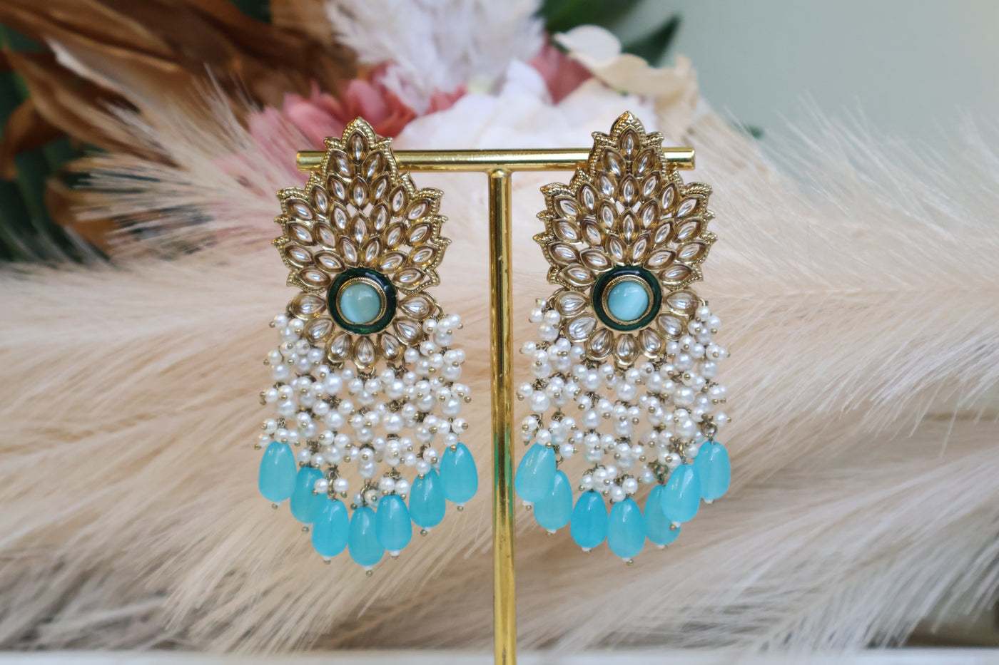 kundan stylish Earring - Indian Secrets