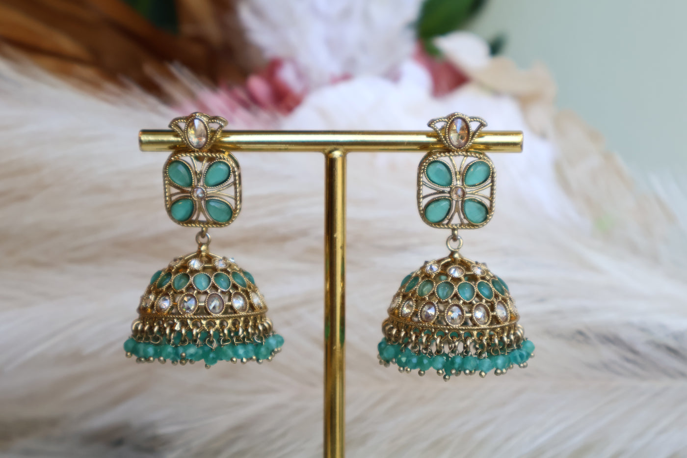 Chandra Girlish Jhumka - Indian Secrets