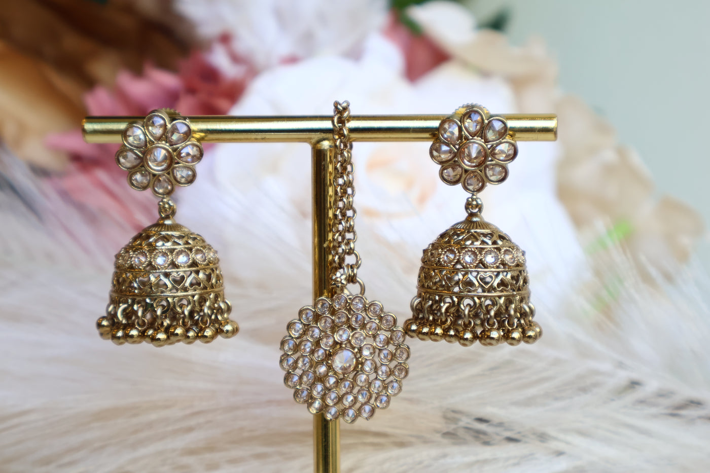 Parneeti Ethnic Jhumka and Tikka - Indian Secrets