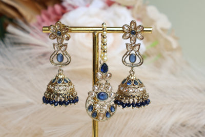 Lightweight Girlish Jhumki with Tikka - Indian Secrets