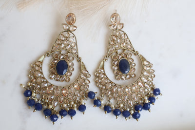 Akriti Long Earrings with Tikka - Indian Secrets