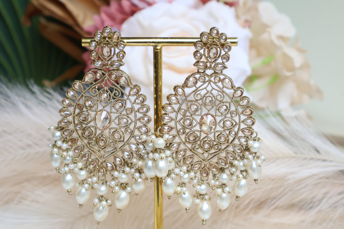 Aheli Ethnic Wedding Wear Earring - Indian Secrets