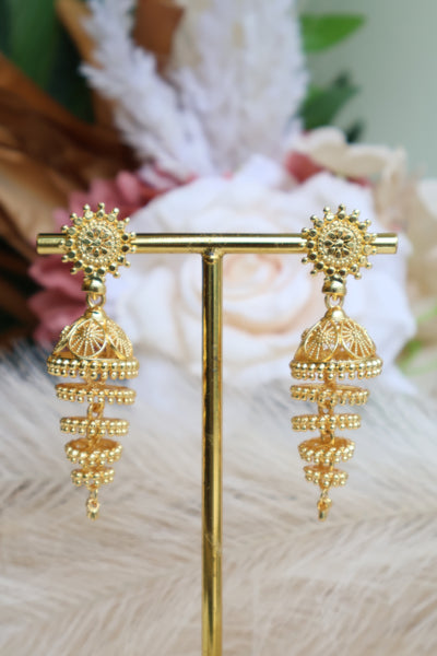 Traditional Layered Jhumki - Indian Secrets