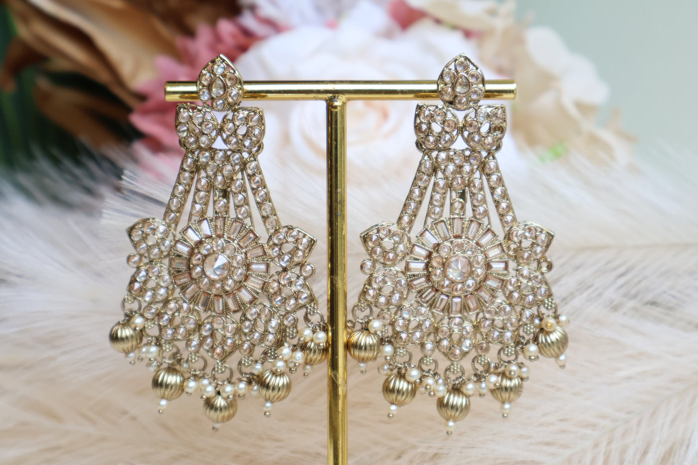 Partywear Long Earring - Indian Secrets