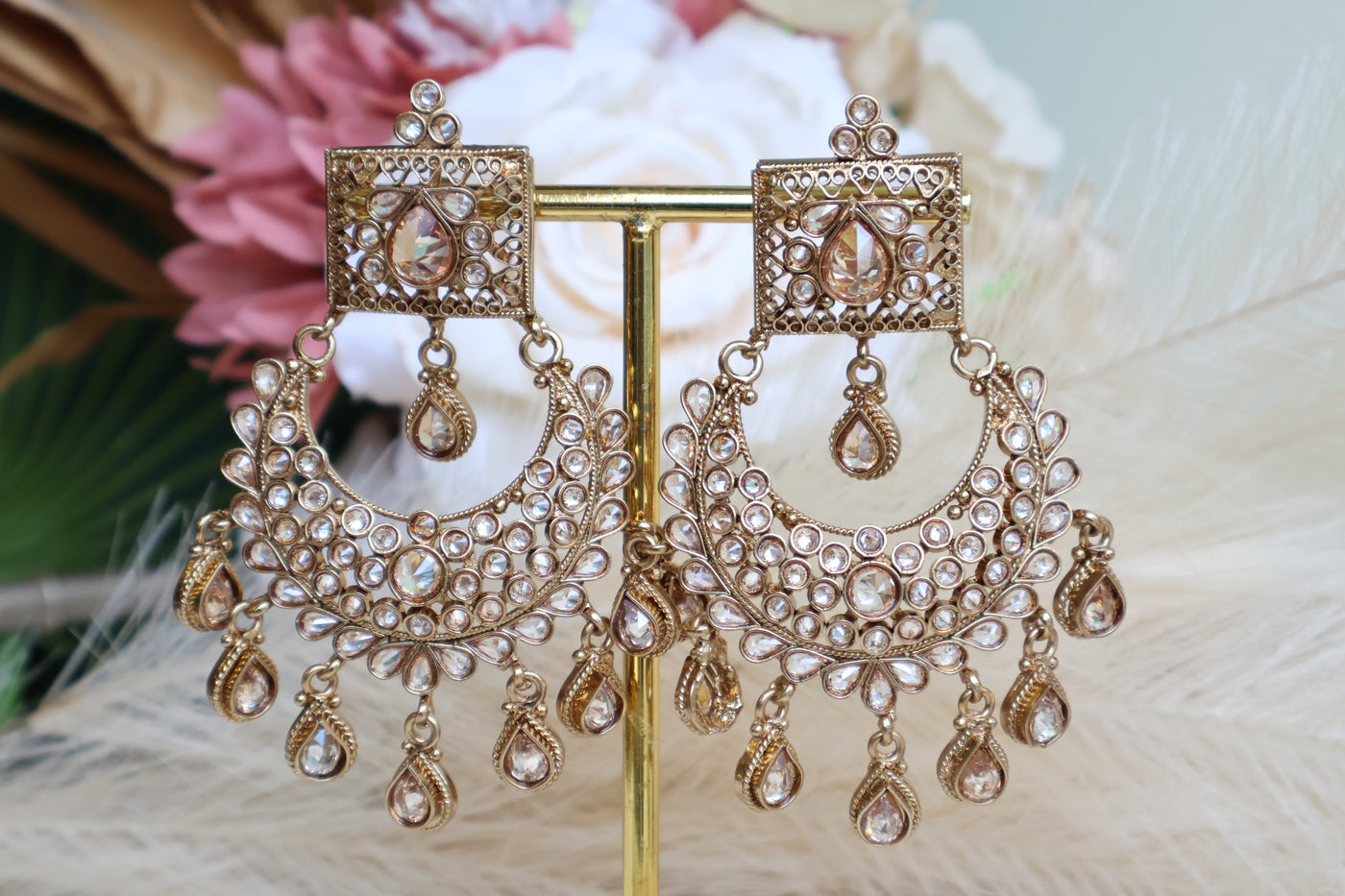 Mayur Earring with Tikka - Indian Secrets