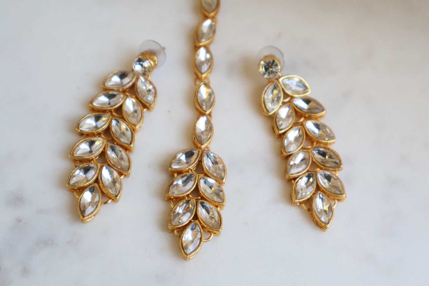 Fairley/Marquise Cocktail Earrings - Indian Secrets