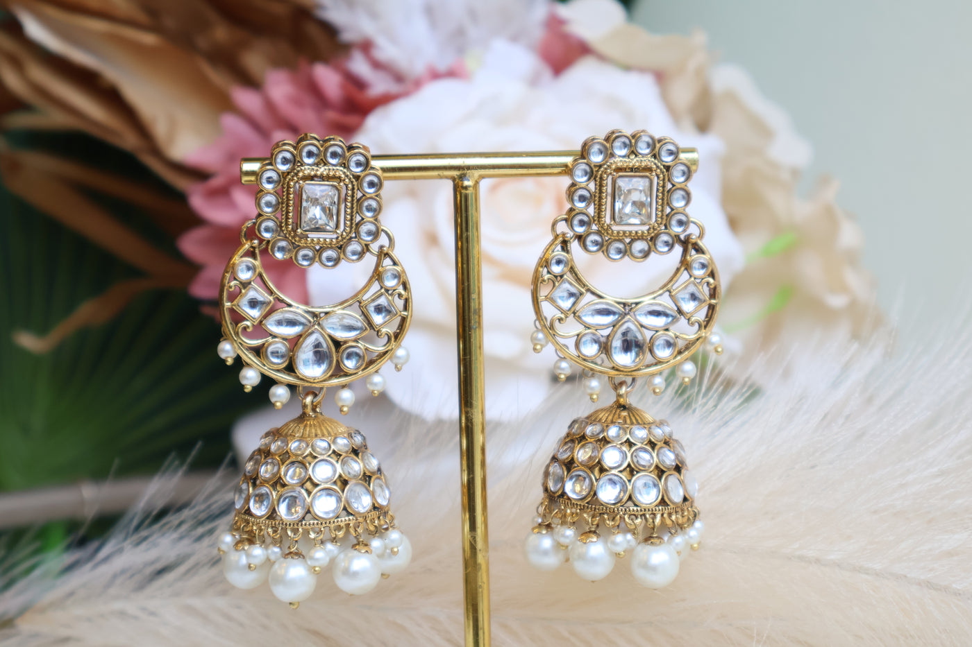 Suhaani Kundan Earring/Jhumka - Indian Secrets