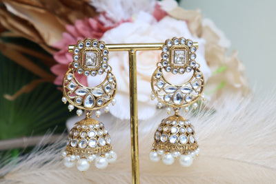 Suhaani Kundan Earring/Jhumka - Indian Secrets