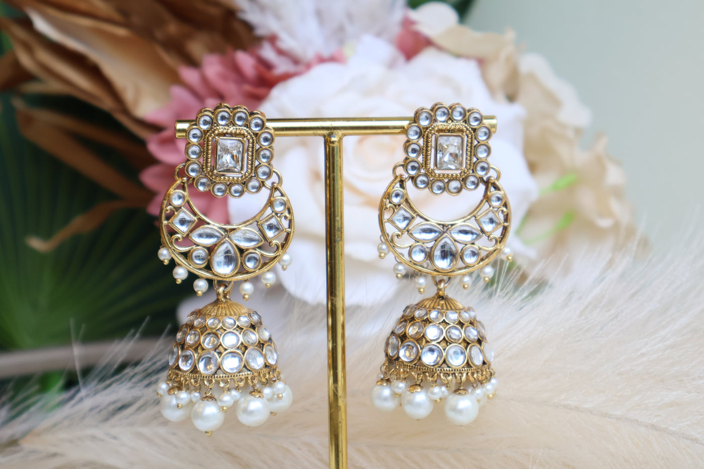 Suhaani Kundan Earring/Jhumka - Indian Secrets