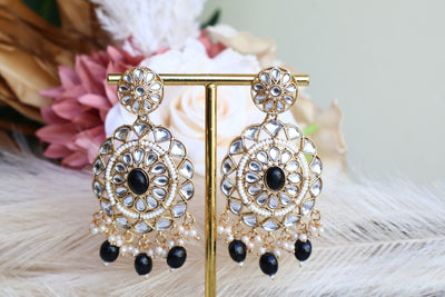 Alisha Kundan Earring with Tikka - Indian Secrets