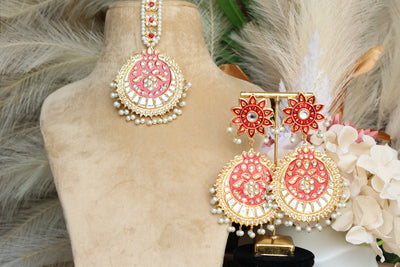 Kundan Choker Earring & Tikka - Indian Secrets