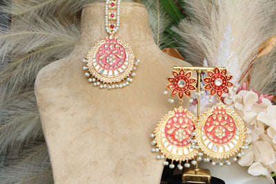 Kundan Choker Earring & Tikka - Indian Secrets