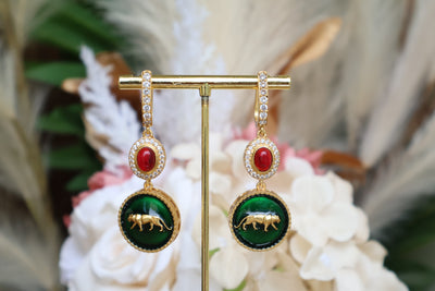 Tiger- Iconic Earrings - Indian Secrets