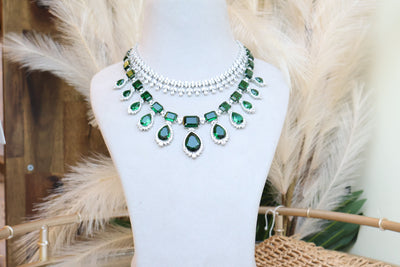 AD Emerald Necklace - Indian Secrets