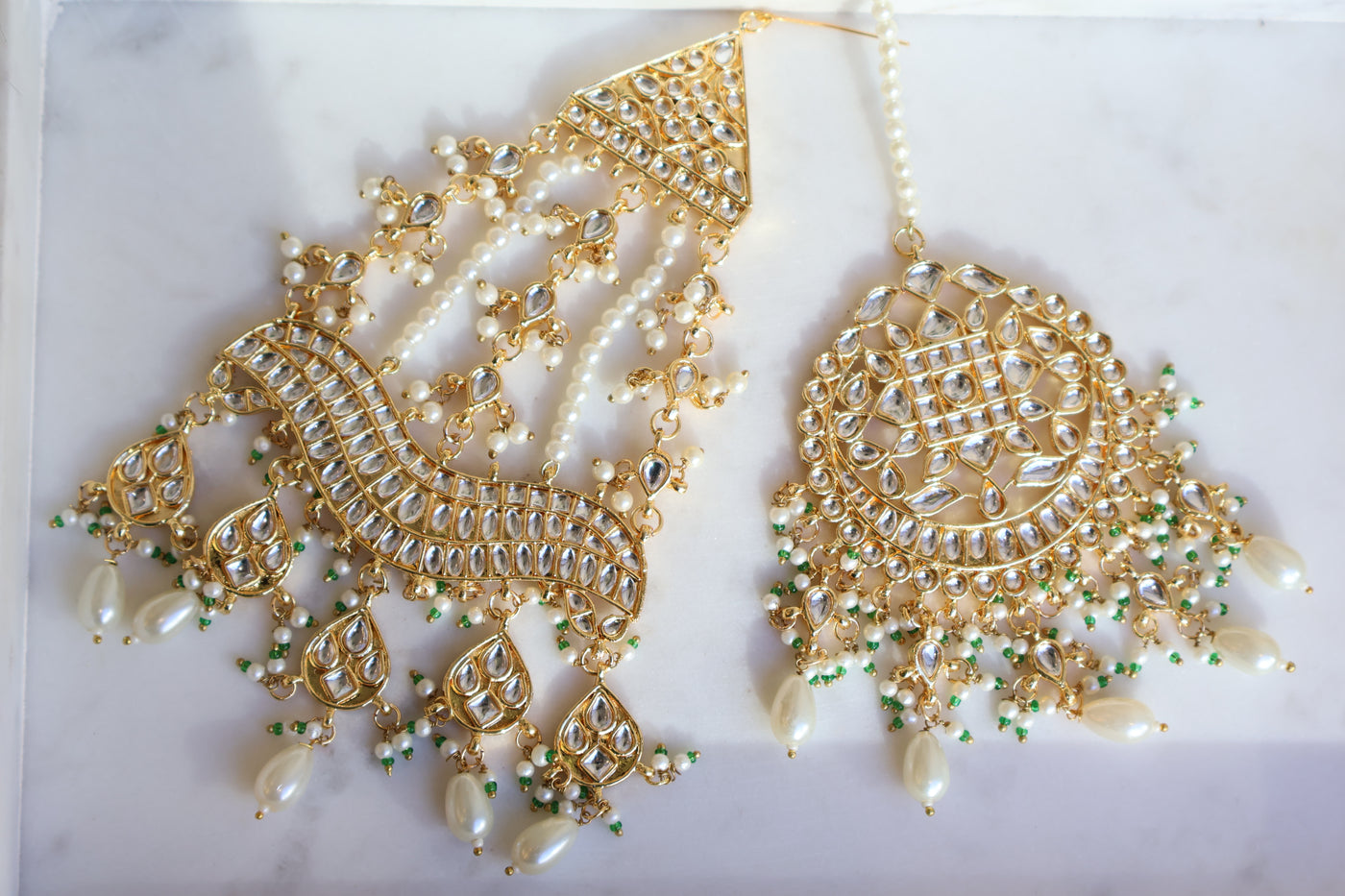 Amisha Necklace with Tikka & Passa - Indian Secrets