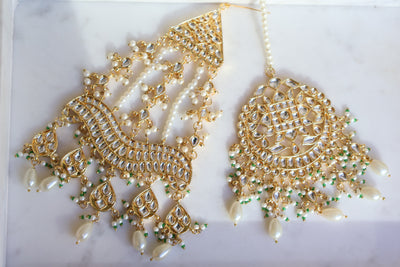 Amisha Necklace with Tikka & Passa - Indian Secrets