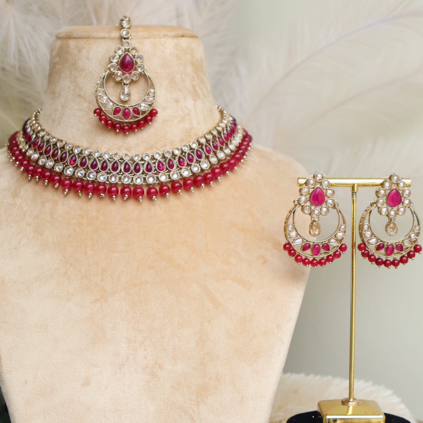 Nandini Necklace with Tikka - Indian Secrets