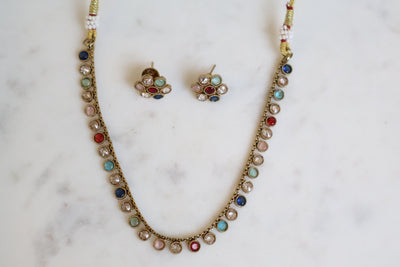 Rhinestone Necklace - Indian Secrets