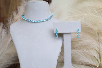 Melissa Sky Blue Necklace - Indian Secrets