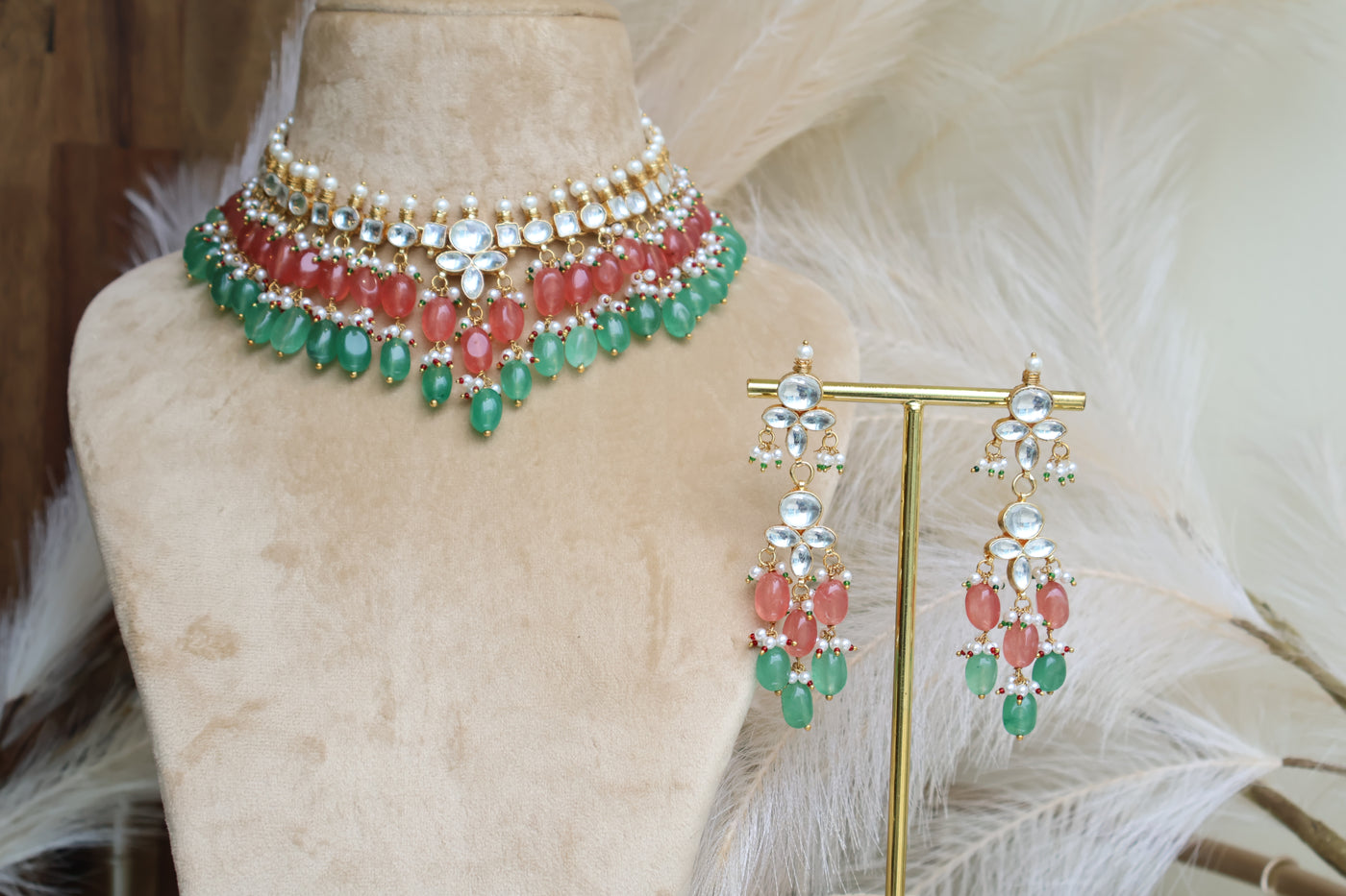 Inaya Kundan Necklace - Indian Secrets