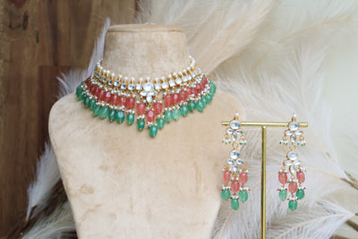 Inaya Kundan Necklace - Indian Secrets