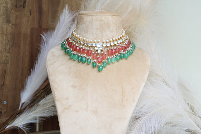 Inaya Kundan Necklace - Indian Secrets