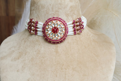 Fiza Necklace with Studs - Indian Secrets