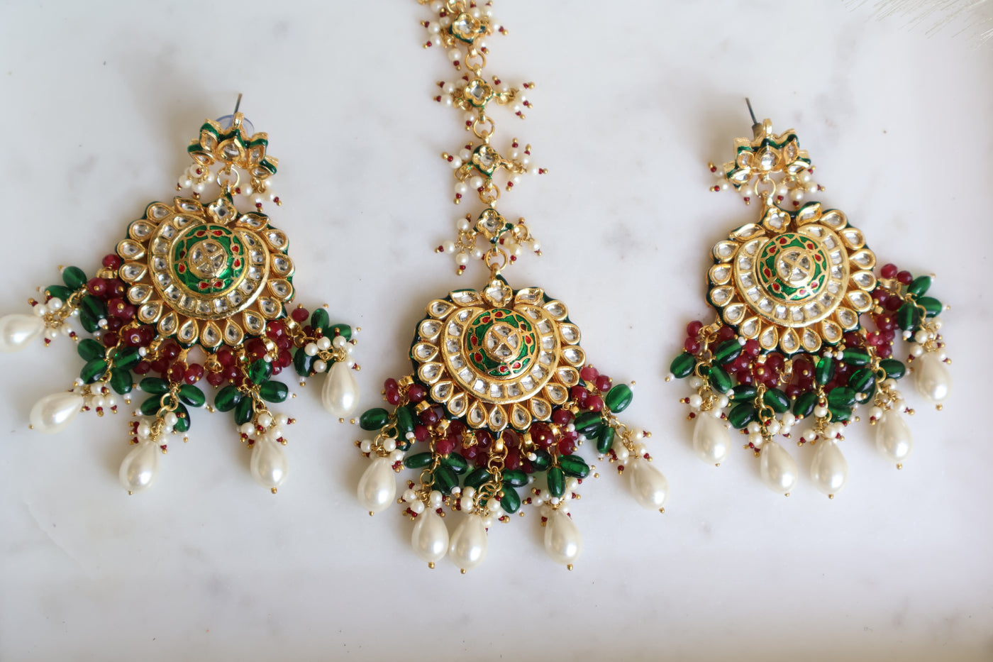 Khushi Kundan Set - Indian Secrets