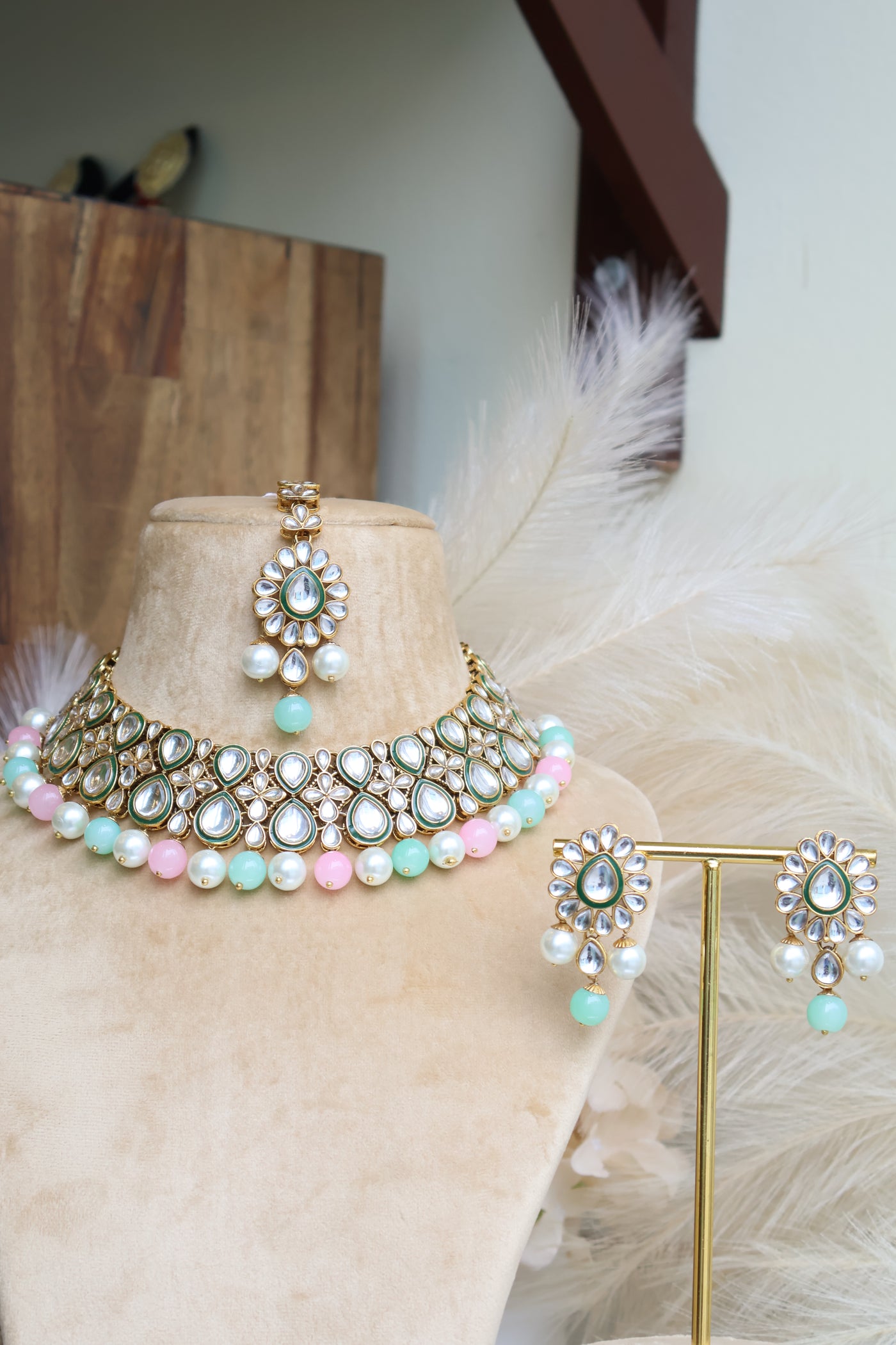 Hazel Kundan Necklace - Indian Secrets