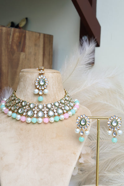 Hazel Kundan Necklace - Indian Secrets