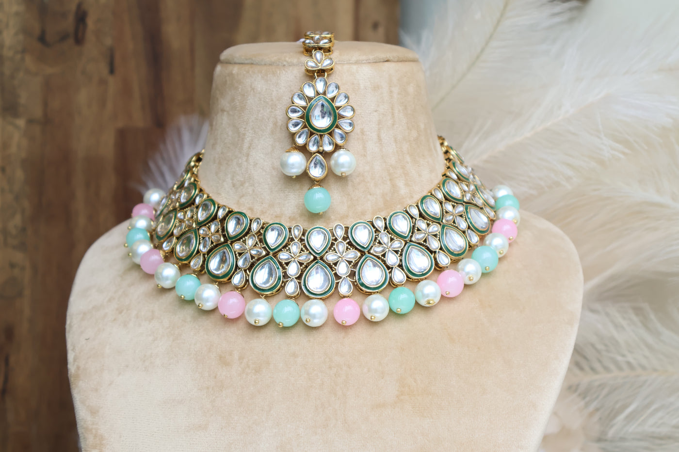 Hazel Kundan Necklace - Indian Secrets