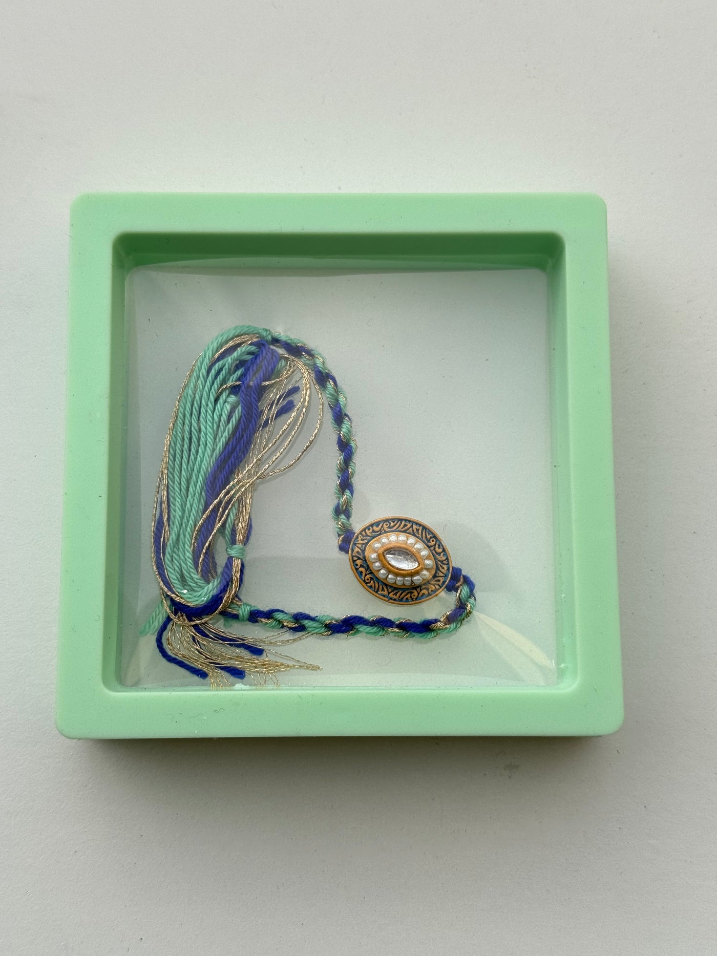Pearl Kundan Rakhi