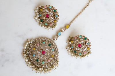 Tanvi Studs with Tikka - Indian Secrets