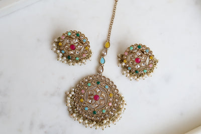 Tanvi Studs with Tikka - Indian Secrets